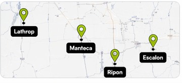 Solar Wash Kid service area map
